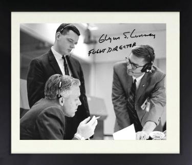 Glynn Lunney signed Gemini-Titan 3 Launch Vintage 8x10 Photo Custom Framing Flight Director - JSA #EE63160 (March 23, 1965)