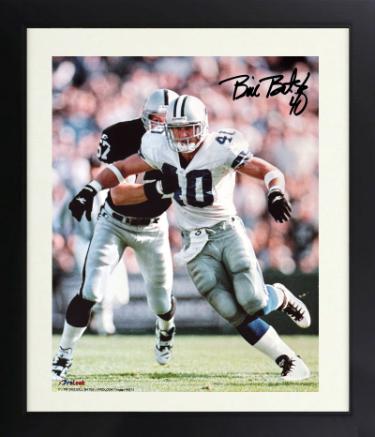 Bill Bates signed Dallas Cowboys NFL Licensed 8x10 Photo #40 Custom Framing- COA