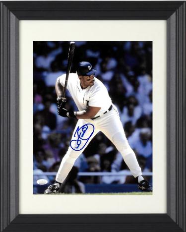 Cecil Fielder signed Detroit Tigers 11X14 Photo Custom Framing- JSA Witnessed Hologram