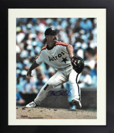Doug Drabek signed Houston Astros MLB Licensed 8x10 Photo Custom Framing- COA (1990 NL CY)