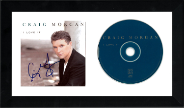 Craig Morgan signed 2002 I Love It Album Cover Booklet w/ CD 6.5x12 Custom Framing- JSA #GG08283