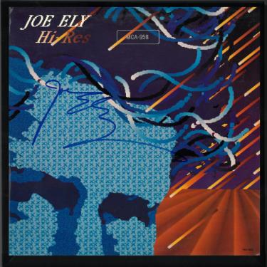 Joe Ely signed 1984 Hi-Res Album Cover/LP/Vinyl Record Custom Framing- JSA #GG08502