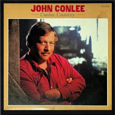 John Conlee signed 1986 Conlee Country Album Cover/LP/Vinyl Record Custom Framing- JSA #GG08490