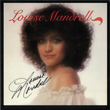 Louise Mandrell signed 1981 Louise Mandrell Album Cover/LP/Vinyl Record Custom Framing- JSA #GG37844
