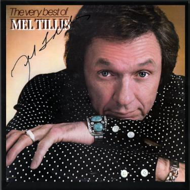 Mel Tillis signed 1981 The Very Best of Mel Tillis Album Cover/LP/Vinyl Record Custom Framing- JSA #GG08438