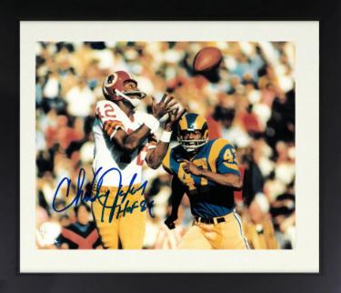 Charley Taylor signed Washington Football Team 8X10 Photo HOF 84 Custom Framing- COA