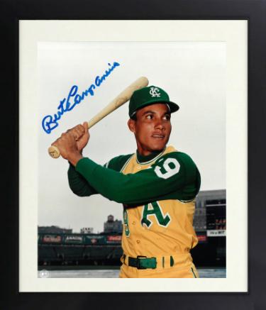 Bert Campaneris signed Oakland A's MLB Licensed 8x10 Photo Custom Framing- COA