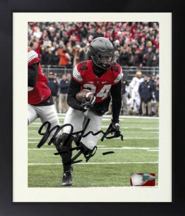 Malik Hooker signed Ohio State Buckeyes NCAA Licensed 8X10 Photo #24 Custom Framing- COA