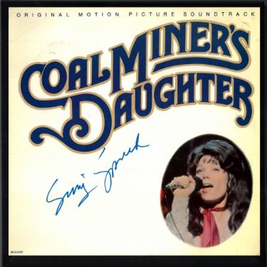Sissy Spacek signed 1980 Coal Miner's Daughter Album Cover/LP/Vinyl/Record Custom Framing- JSA #JJ96546