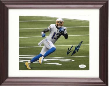 Keenan Allen signed Los Angeles/San Diego Chargers 8x10 Photo Custom Framing- JSA Witnessed