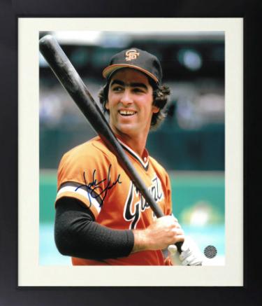 Jack Clark signed San Francisco Giants 8x10 Photo Custom Framing- AWM Hologram