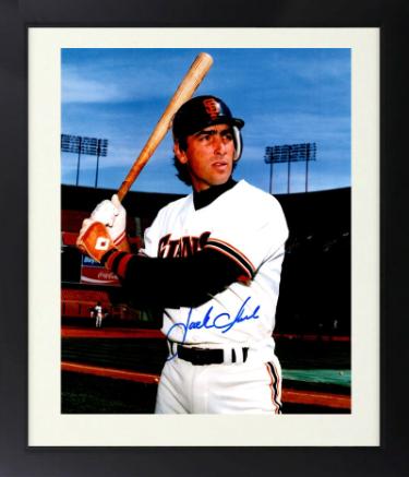 Jack Clark signed San Francisco Giants 8x10 Photo Custom Framing- AWM Hologram