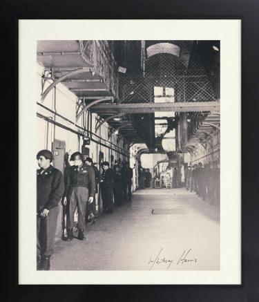 Whitney Harris signed 1945-46 WWll Nuremberg Trials B&W 8x10 Photo Custom Framing� PSA- Prosecutor Military Tribunals RARE