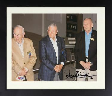 Gene/Eugene Kranz signed Apollo 11/13 NASA Flight Director 8x10 Photo Custom Framing- PSA #AE34843