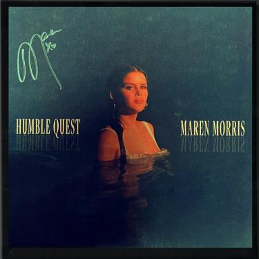 Maren Morris signed 2022 Humble Quest Album Cover/LP/Vinyl/Record Custom Framing- JSA #AB47581