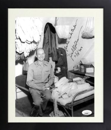 Gail Havlorsen signed 1948-49 Vintage B&W 8x10 Photo Custom Framing- JSA #AC92841- Berlin Candy Bomber