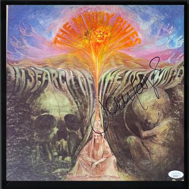 John Lodge signed Moody Blues 1968 In Search of the Lost Chord Album/Record/LP Custom Framing- JSA #AC92452