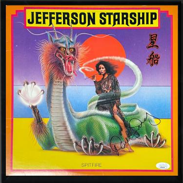 David Frieberg signed Jefferson Starship 1976 Spitfire Album/Record/LP Custom Framing- JSA