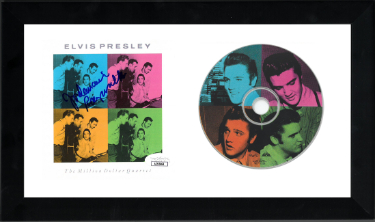 Elvis Presley's Jordainaires Ray Walker signed 1990 The Million Dollar Quartet Album Cover w/CD 6.5x12 Custom Framing- JSA