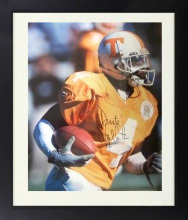 Donte' Stallworth signed Tennessee Volunteers NCAA 16X20 Photo Custom Framing- COA