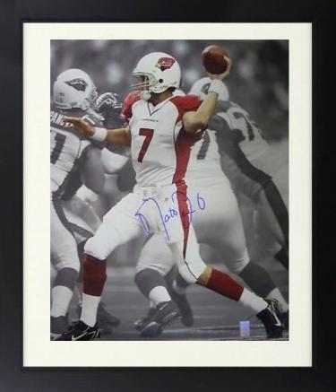 Matt Leinart signed Arizona Cardinals Spotlight 16x20 Photo Custom Framing- Leinart Player Hologram/COA