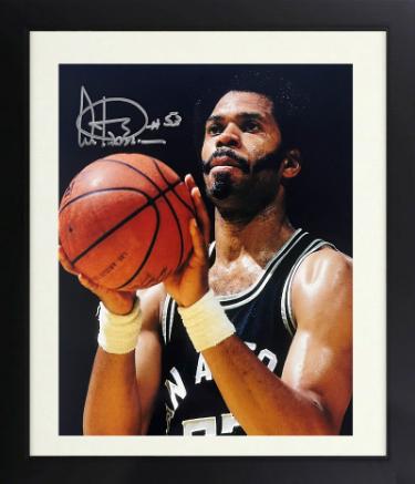 Artis Gilmore signed San Antonio Spurs 8x10 Photo #53 Custom Framing- COA