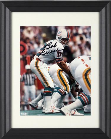 Bob Griese signed Miami Dolphins NFL Licensed 8x10 Photo- Tuff Stuff COA