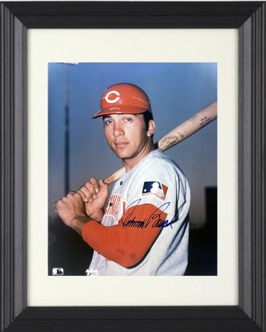 Johnny Bench signed Cincinnati Reds MLB Licensed 8x10 Photo Custom Framing- Tuff Stuff COA (HOF/2X WSC)