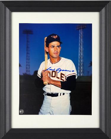 Luis Aparicio signed Baltimore Orioles MLB Licensed 8x10 Photo Custom Framing- COA/Show Ticket (HOF)
