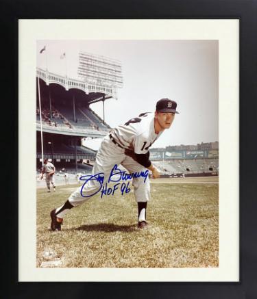 Jim Bunning signed Detroit Tigers MLB Licensed 8x10 Photo imperfect Custom Framing- COA/Show Ticket