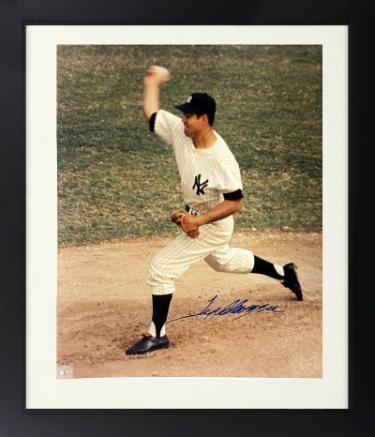 Tex Clevenger signed New York Yankees MLB Licensed 8x10 Photo Custom Framing imperfect- Stacks of Plaques COA