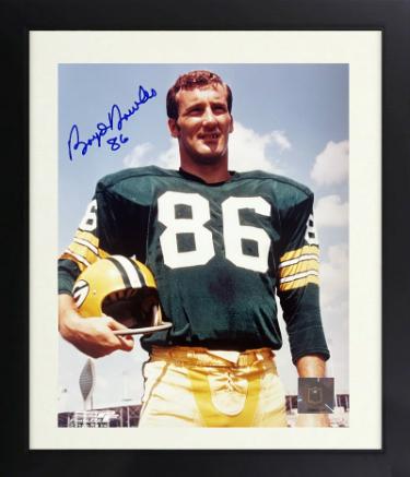 Boyd Dowler signed Green Bay Packers NFL Licensed 8x10 Photo #86 imperfect Custom Framing- COA/Show Ticket