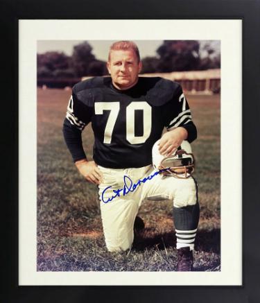 Art Donovan signed Baltimore Colts NFL Licensed 8x10 Photo imperfect Custom Framing- CSA COA/Show Ticket