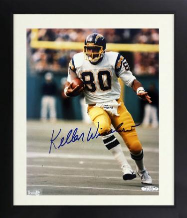 Kellen Winslow signed San Diego Chargers NFL Licensed 8x10 Photo imperfect Custom Framing- Sports World Collectibles Authenticat