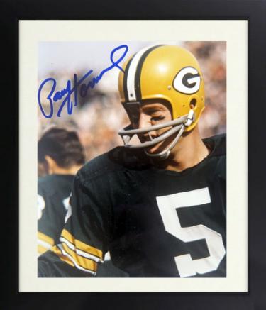 Paul Hornung signed Green Bay Packers 8x10 Photo imperfect Custom Framing- NFL Alumni LOA