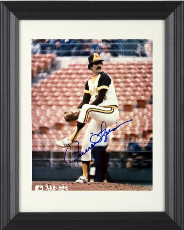 Rollie Fingers signed San Diego Padres MLB Licensed 8x10 Photo Custom Framing- Stacks of Plaques COA