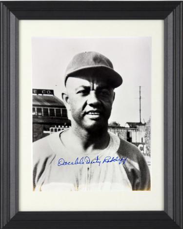 Ted "Double Duty" Radcliffe signed Homestead Grays 8x10 Photo minor dings Custom Framing- COA/CSA Show Ticket/Photo