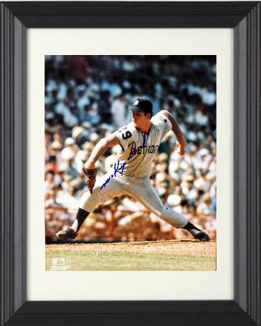 Mickey Lolich signed Detroit Tigers MLB Licensed 8x10 Photo Custom Framing- COA