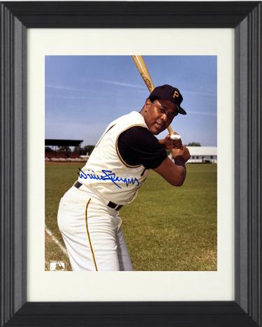 Willie Stargell signed Pittsburgh Pirates MLB Licensed 8x10 Photo minor dings Custom Framing- COA (HOF)