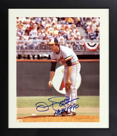 Jim Palmer signed Baltimore Orioles MLB Licensed 8x10 Photo HOF 1990 minor dings Custom Framing- Tuff Stuff COA