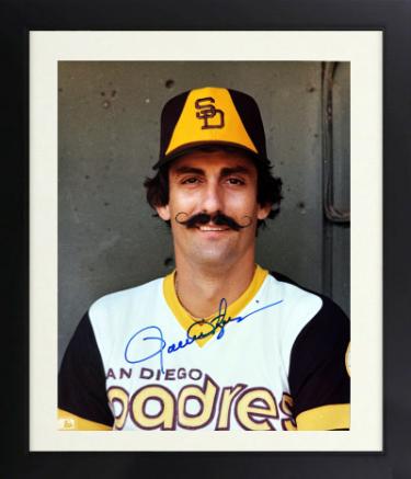 Rollie Fingers signed San Diego Padres MLB Licensed 8x10 Photo minor dings Custom Framing- COA (HOF)