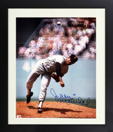 Juan Marichal signed San Francisco Giants MLB Licensed 8x10 Photo minor dings Custom Framing- COA (HOF)