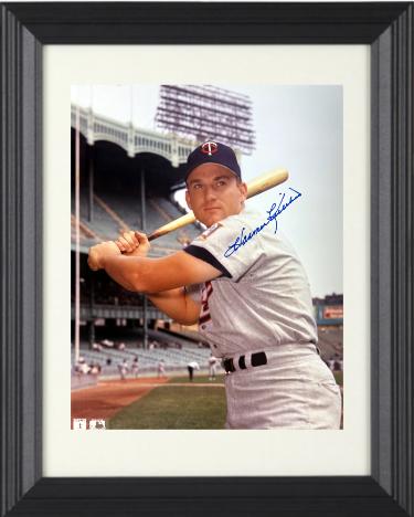 Harmon Killebrew signed Minnesota Twins MLB Licensed 8x10 Photo Custom Framing- COA/Show Ticket/Photo (HOF)