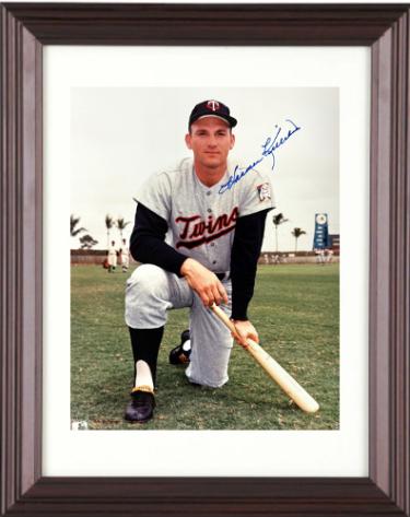 Harmon Killebrew signed Minnesota Twins MLB Licensed 8x10 Photo Custom Framing- COA/Show Ticket/Photo (HOF)