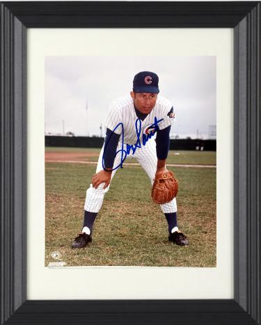 Ron Santo signed Chicago Cubs MLB Licensed 8x10 Photo minor dings Custom Framing- Tuff Stuff COA (HOF/9X All Star)