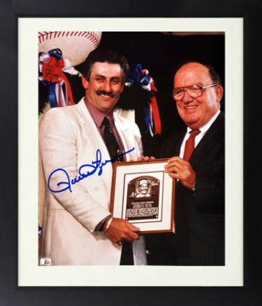 Rollie Fingers signed Hall of Fame Induction MLB Licensed 8x10 Photo Custom Framing minor dings- Stacks of Plaques COA (HOF)