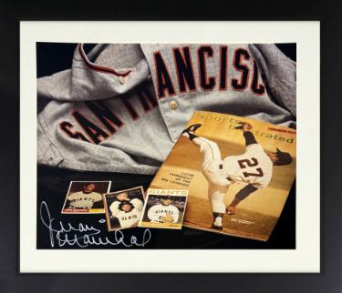 Juan Marichal signed San Francisco Giants Collage 8x10 Photo minor dings Custom Framing- Tuff Stuff COA/HOF