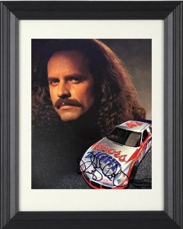 Kyle Petty signed NASCAR Racing Coors Light 8x10 Photo Custom Framing- COA