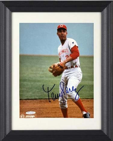 Tony Perez signed Cincinnati Reds MLB Licensed 8x10 Photo Custom Framing- Sports World Collectibles #A32694/COA (HOF)