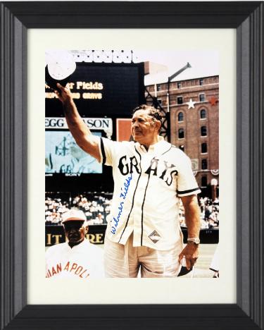 Wilmer Fields signed Homestead Grays Negro League 8x10 Photo Custom Framing- COA